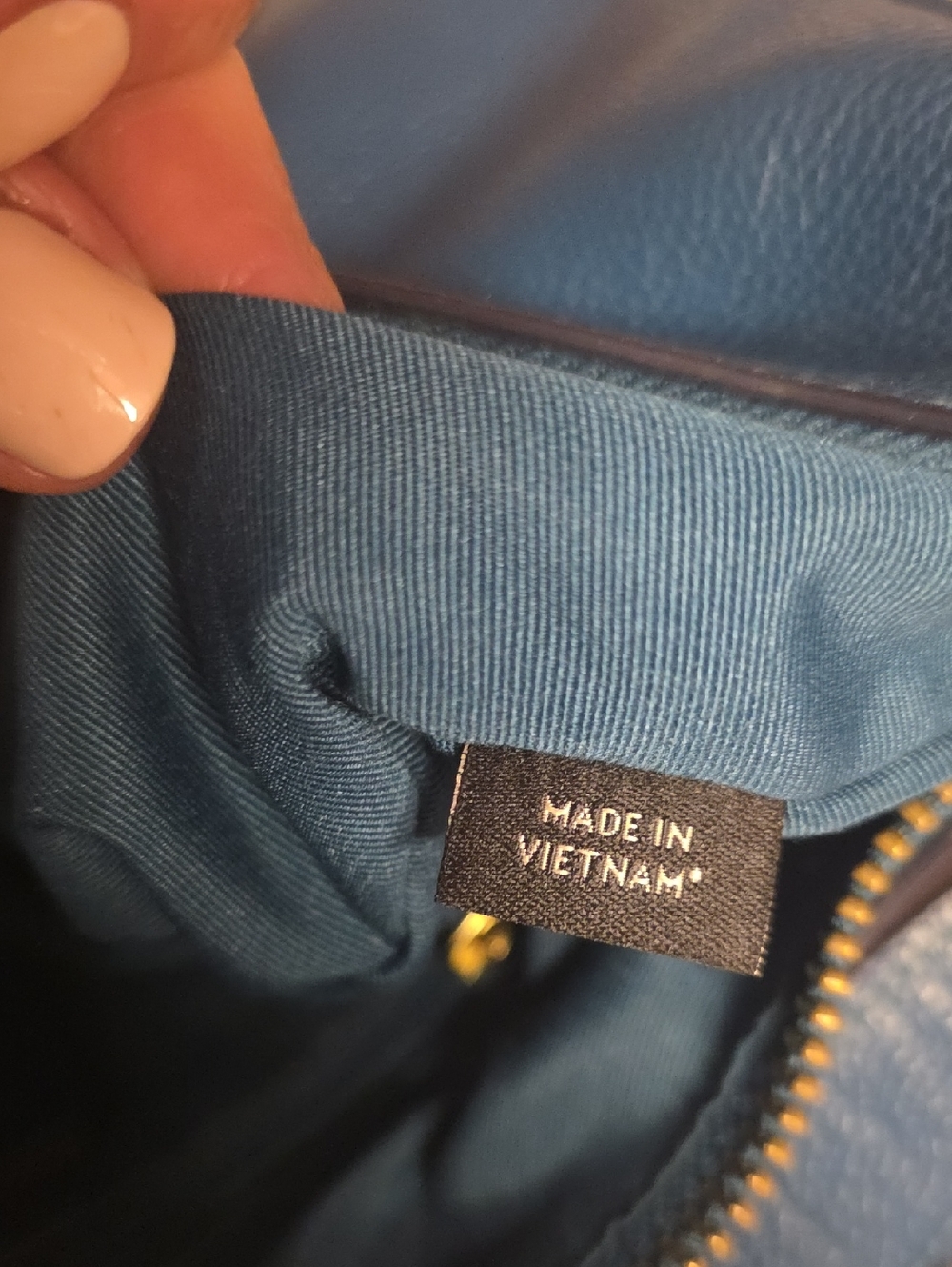 Coach Hadley  Teal Blue Hobo Shoulder / Crossbody - Picture 9 of 12